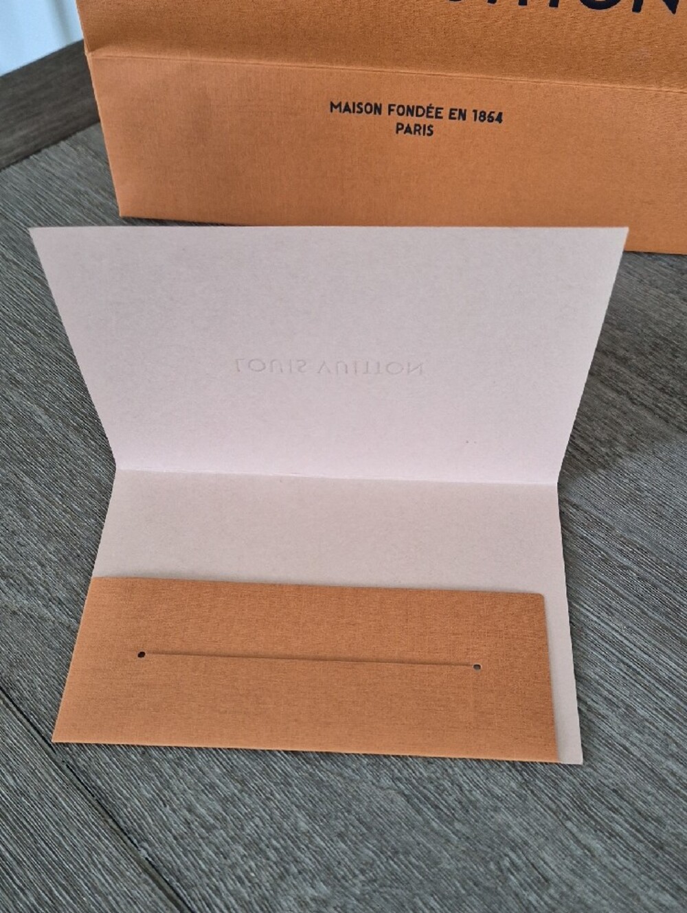Louis Vuitton Gift Bag With Card Insert - Picture 3 of 3